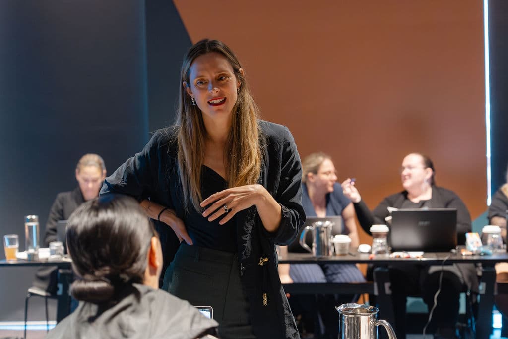her, actually teaching AI